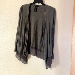 Grey long sleeve sweater